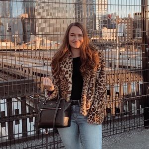 Wild Fable Leopard Faux Fur Jacket